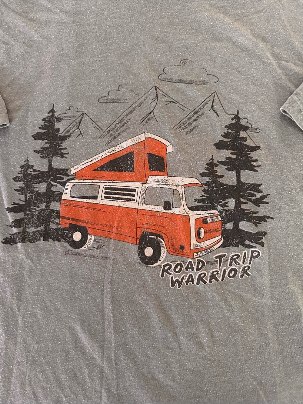 Coleman Gray & Orange Camper Graphic Tee